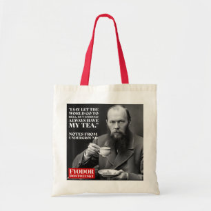 Fyodor Dostoevsky - tecitat - roligt Tygkasse