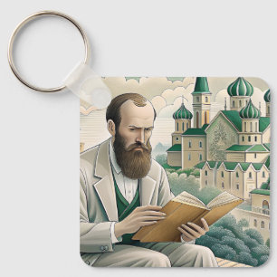 Fyodor Dostoyevsky, citat, IDIOT Nyckelring