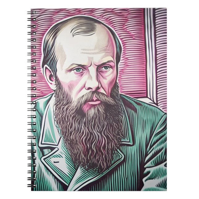 Fyodor Dostoyevsky existentiell offert Anteckningsbok (Framsidan)