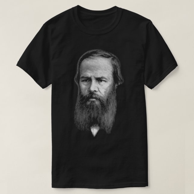 Fyodor Dostoyevsky porträtt T Shirt (Design framsida)