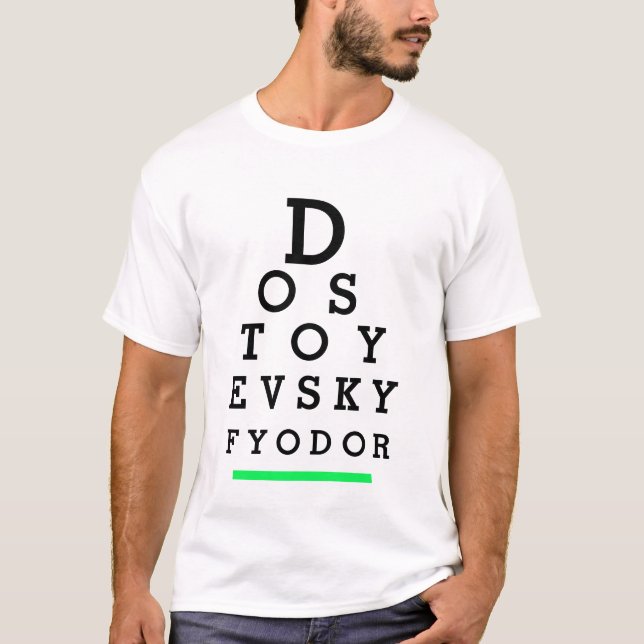 Fyodor Dostoyevsky T Shirt (Framsida)