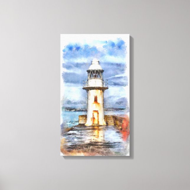 fyr canvastryck (Framsida)