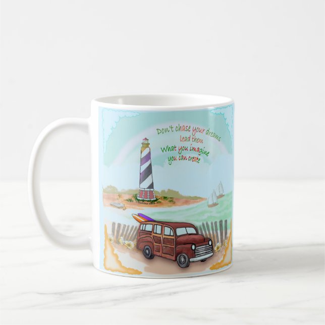 Fyr Drömmar Kaffemugg (Vänster)