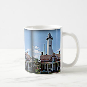 Fyr för St. Simons Kaffemugg