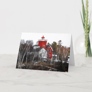 Fyr för två hamnar kort