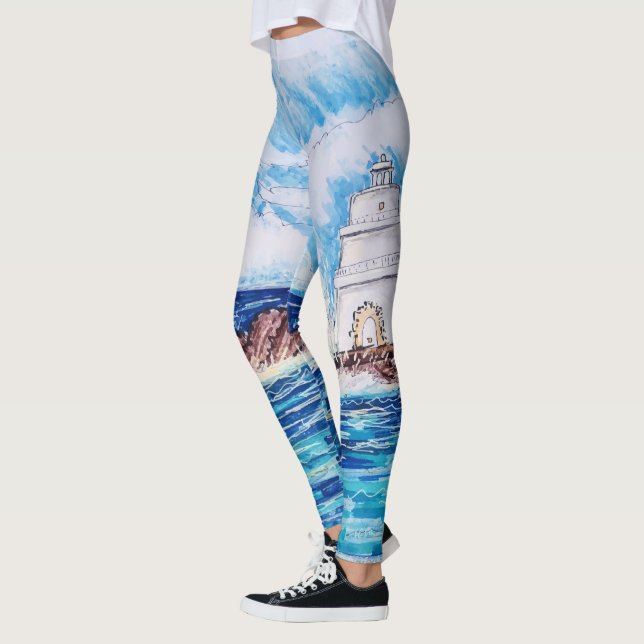 Fyr i blått leggings (Vänster)
