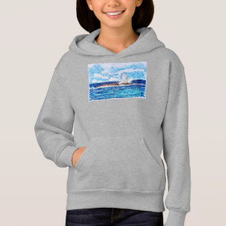 Fyr i blått t shirt