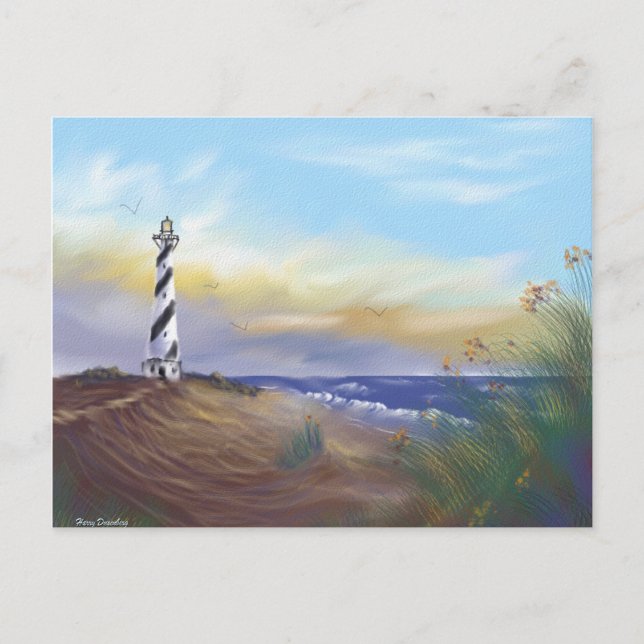 fyr i Cape May Vykort (Framsida)