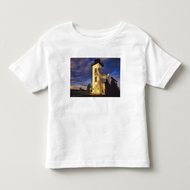 Fyr i Escanaba UP Michigan Tee (Framsida)