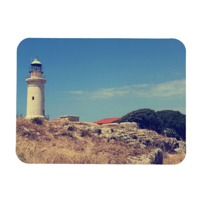 fyr i Paphos Magnet (Horisontell)