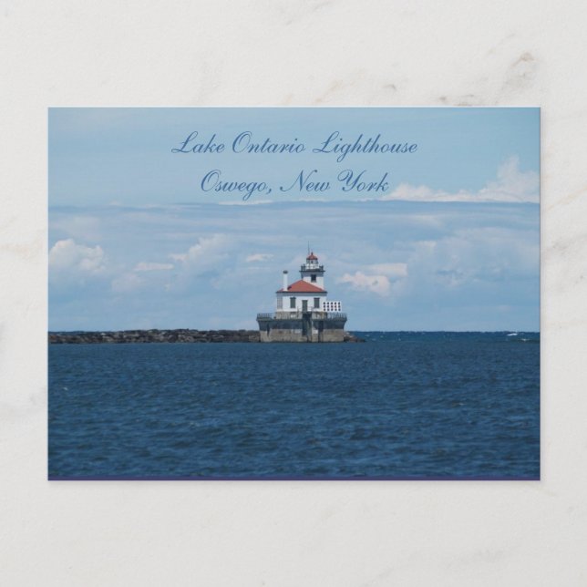 fyr i Sjö Ontario, Sjö Ontario Lighth.. Vykort (Framsida)