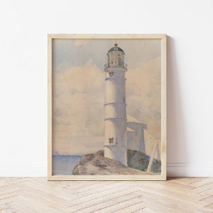 fyr, Isle of Shoals Childe Hassam Poster