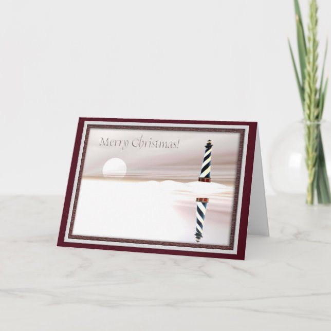 Fyr jul helgkort (Framsida)