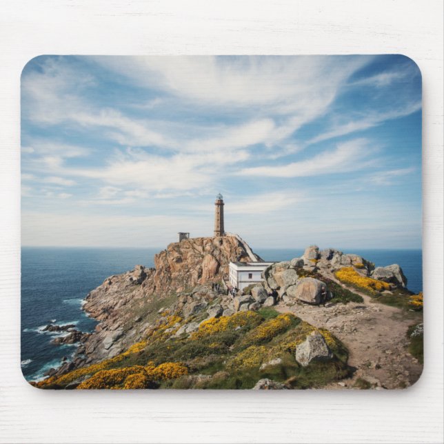 Fyr & museum | Cabo Vilan Galicia Spanien Musmatta (Framsidan)