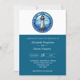 Fyr Nästa Fartygsmålning Modern  Inbjudningar
