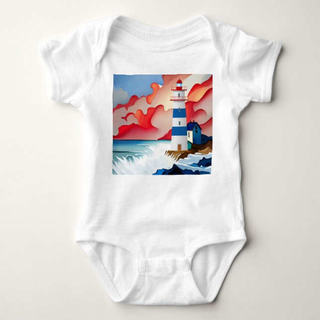 fyr- och fyr-samling t shirt (Framsida)