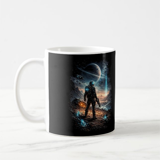 Fyr på den avlägsna världen kaffemugg (Vänster)