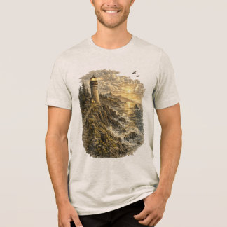 Fyr på den vilda kusten – Vintage fyr T Shirt