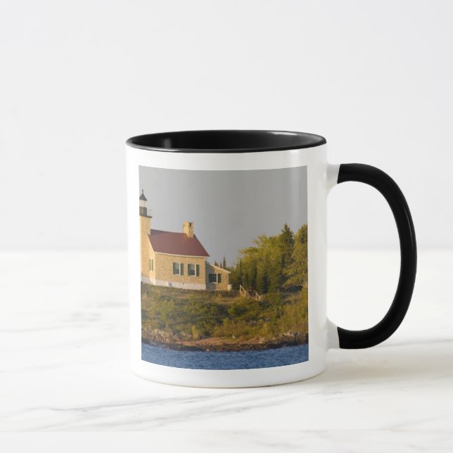 Fyr på Lake Superior nära Copper Harbor Mugg (Höger)