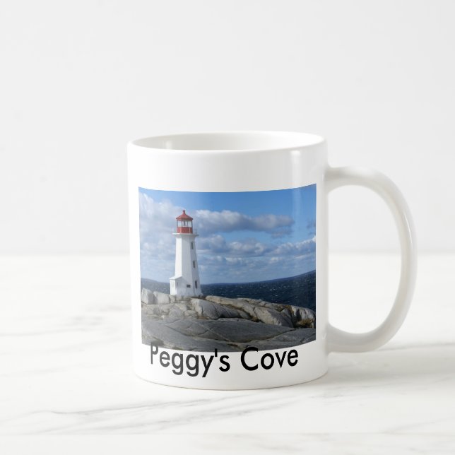 Fyr på Peggys Cove Kaffemugg (Höger)