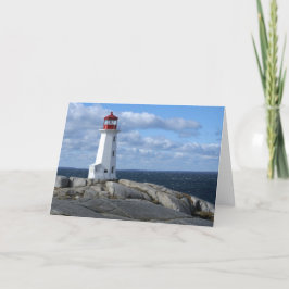 Fyr på Peggys Cove Kort