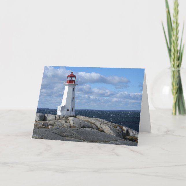 Fyr på Peggys Cove Kort (Framsida)