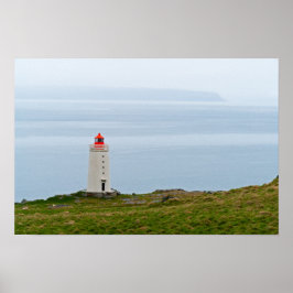 Fyr på Vatnsnes-halvön - Island Poster