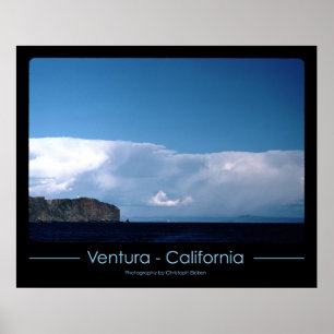 Fyr på Ventura, Kalifornien Poster