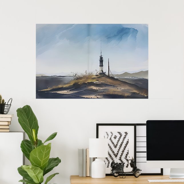Fyr som guidar dig hem poster (Hemmakontoret)