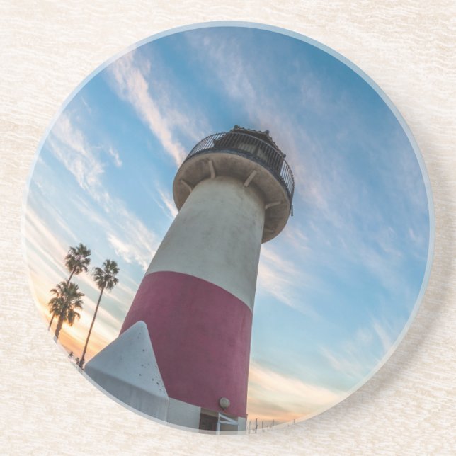 fyr vid Oceanside Harbour Underlägg (Framsidan)