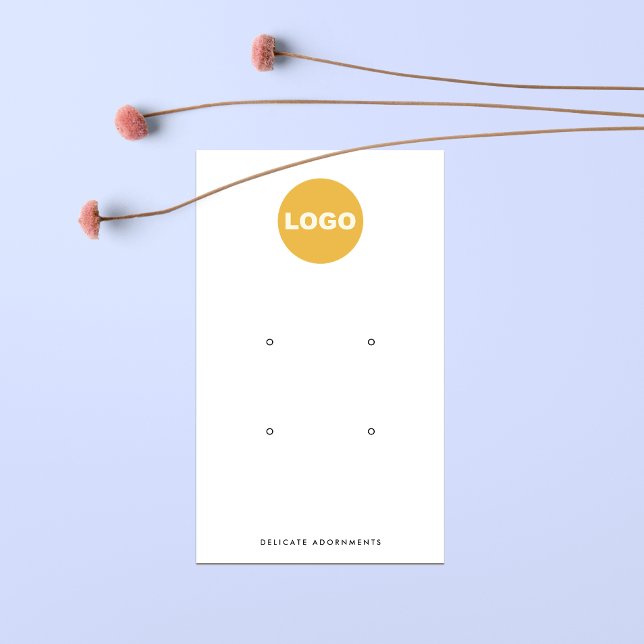 Fyra 4 Hål Stud Earring Visning Holder Lägg till L Visitkort (Skapare uppladdad)