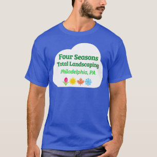 Fyra 4 säsonger totalt landskap t shirt