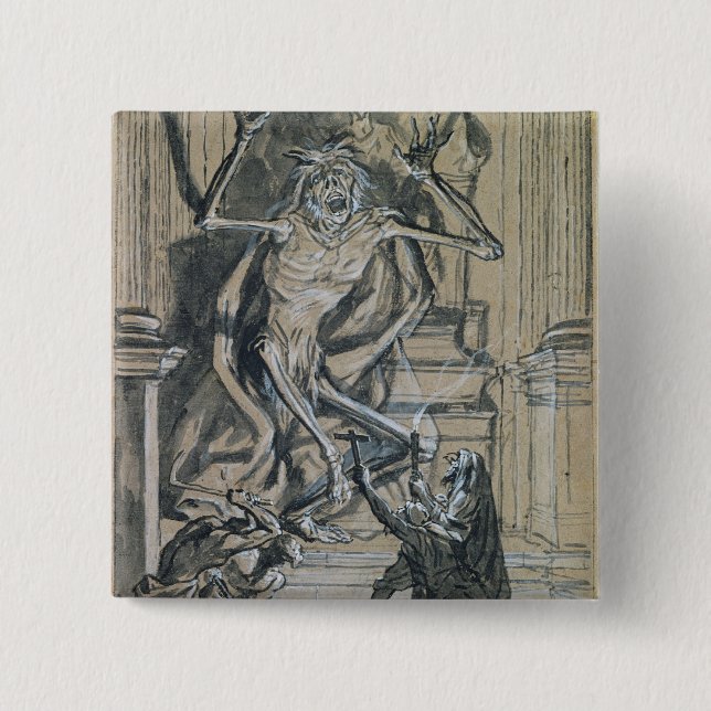 Fyra allvarliga rånarear väcker en spöke knapp (Framsida)