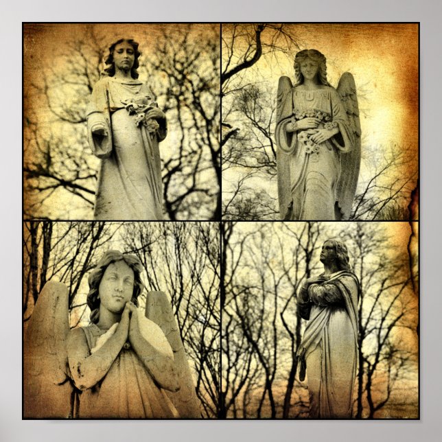 Fyra Änglar Poster (Framsidan)