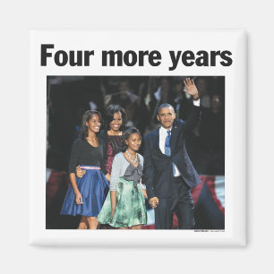 Fyra år till Obama Magnet
