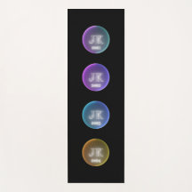 Fyra år Yoga Mat