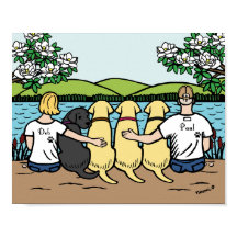 Fyra arbets- och föräldravy Sjö