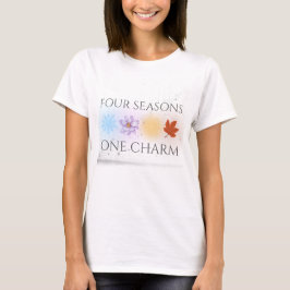 Fyra årstider En charm – Feministisk konst T Shirt