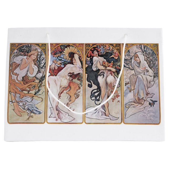 Fyra Årstider, Mucha (Framsidan)