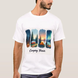 Fyra årstiders camping - Naturälskares glädje T Shirt