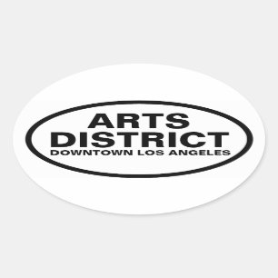 FYRA "Arts District" Ovalt Klistermärke