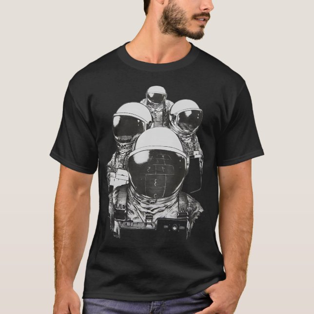 Fyra astronaut t shirt (Framsida)