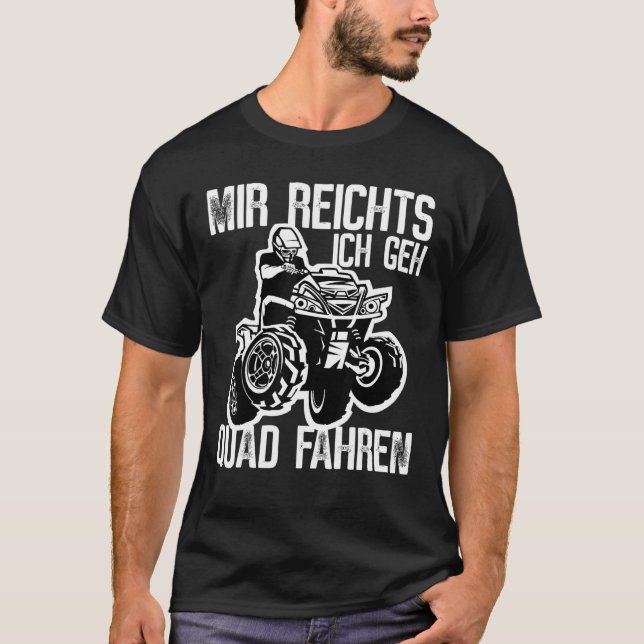 Fyra Atv QTV-tillbehör med fyra hjul, fyra gånger  T Shirt (Framsida)
