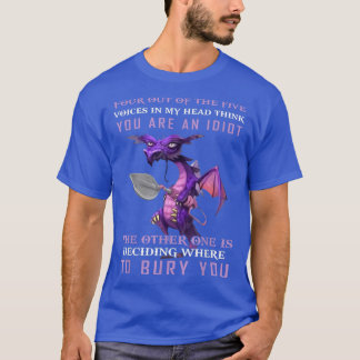 Fyra av de fem rösterna i min Tänka T Shirt