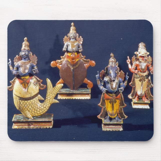 Fyra av incarnationsna av Vishnu Musmatta (Framsidan)