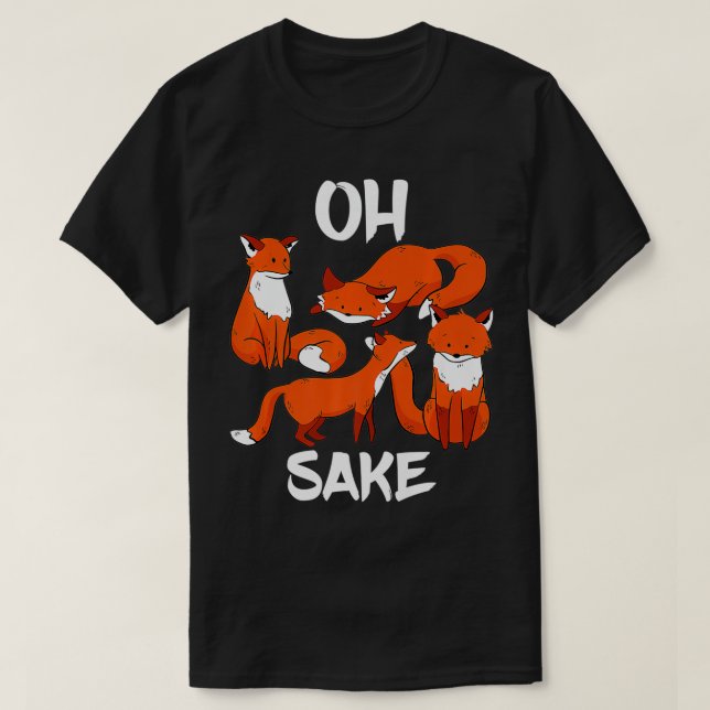 Fyra av Sake är roligt nästan offensivt Vuxen humo T Shirt (Design framsida)