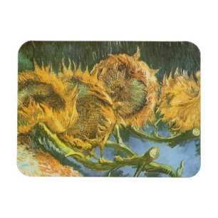 Fyra avskurna solrosor av Vincent van Gogh, Finkon Magnet