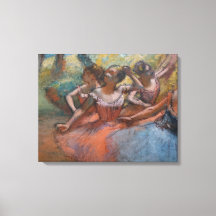 Fyra ballerinor på scenen (av Edgar Degas)