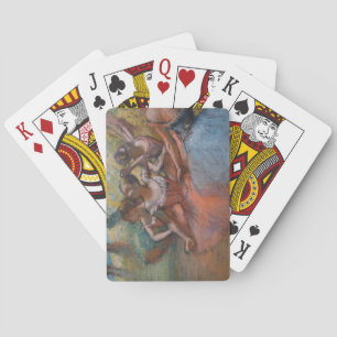 Fyra ballerinor på scenen (av Edgar Degas) Casinokort