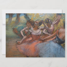 Fyra ballerinor på scenen (av Edgar Degas)